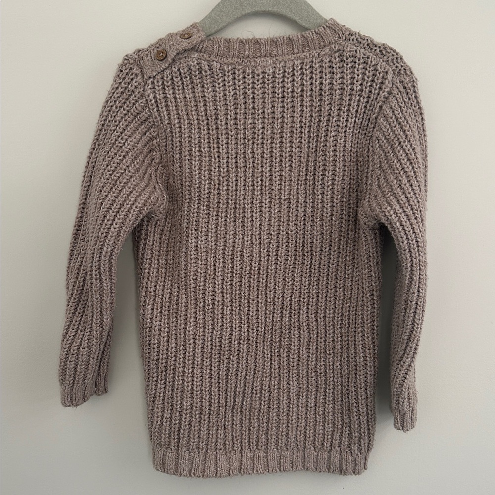 H&M Textured Knit Sweater - Taupe - Picture 3 of 3